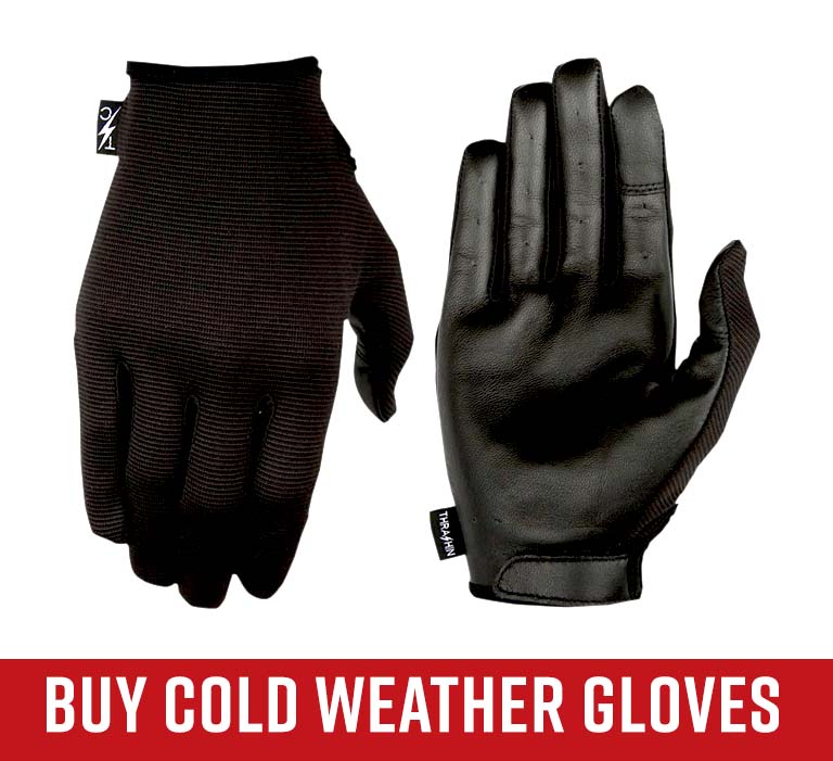 Cold weather riding gloves