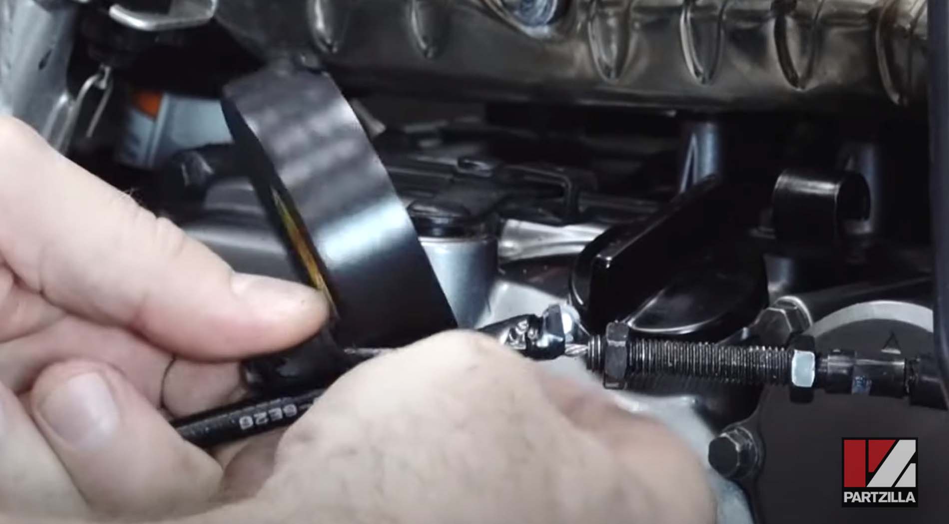 Dirt bike clutch cable installation
