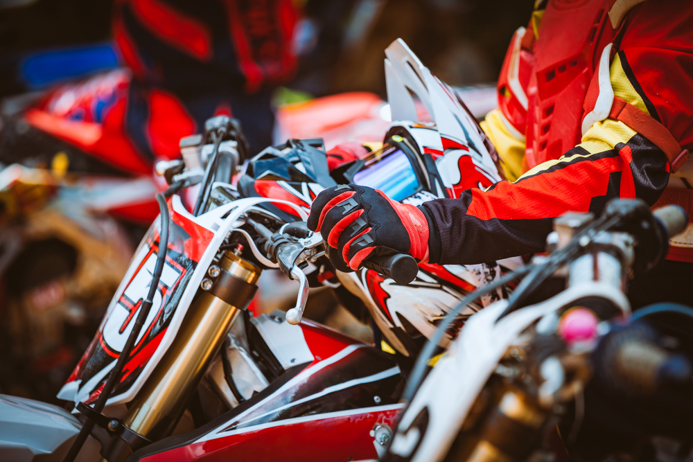 Dirt bike safety gear motocross gloves