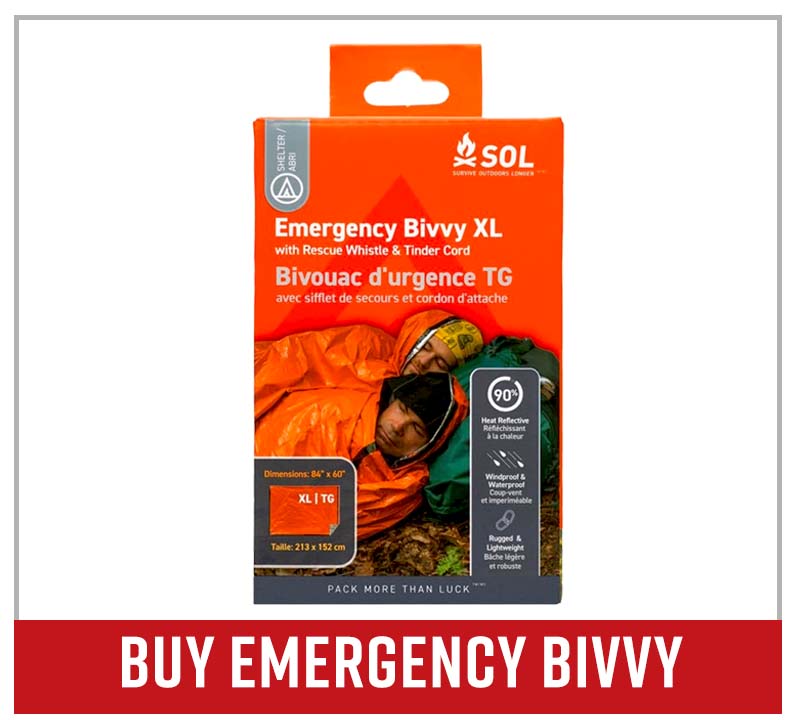 Buy emergency bivvy