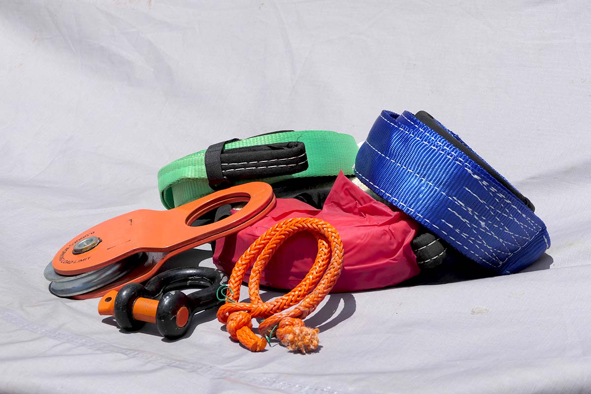Offroad winch accessories kit
