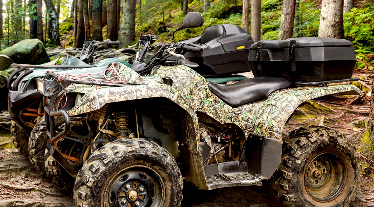 ATV hunting accessories cargo boxes