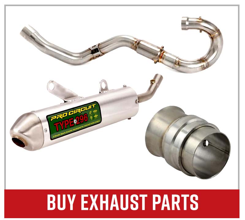 Buy powersports vehicle exhaust parts