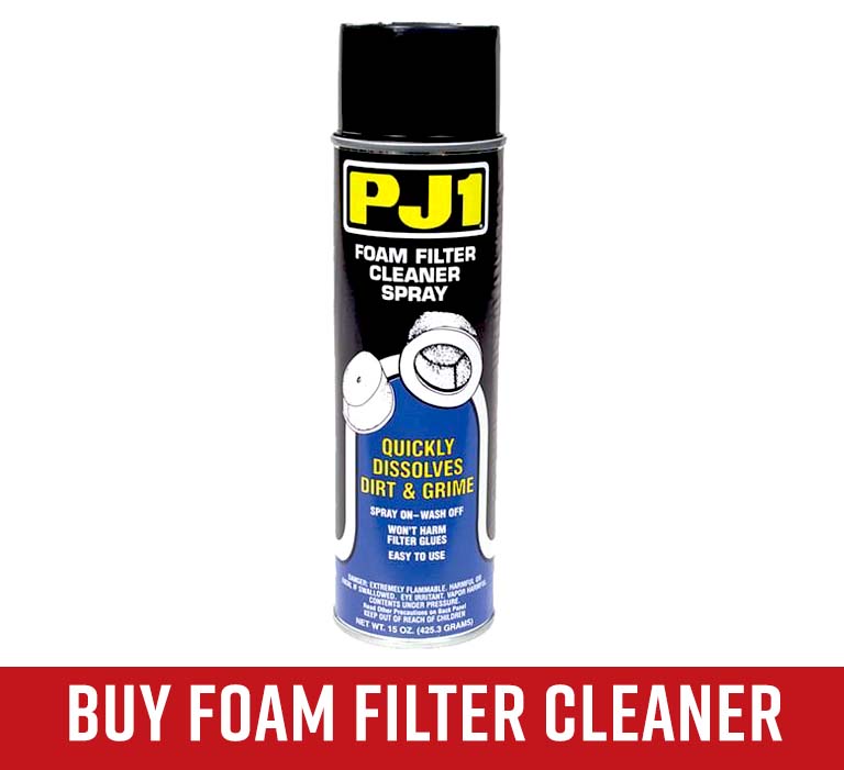 PJ1 foam filter cleaner spray