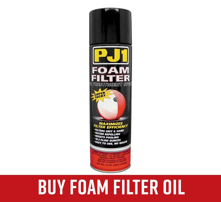 PJ1 foam filter oil