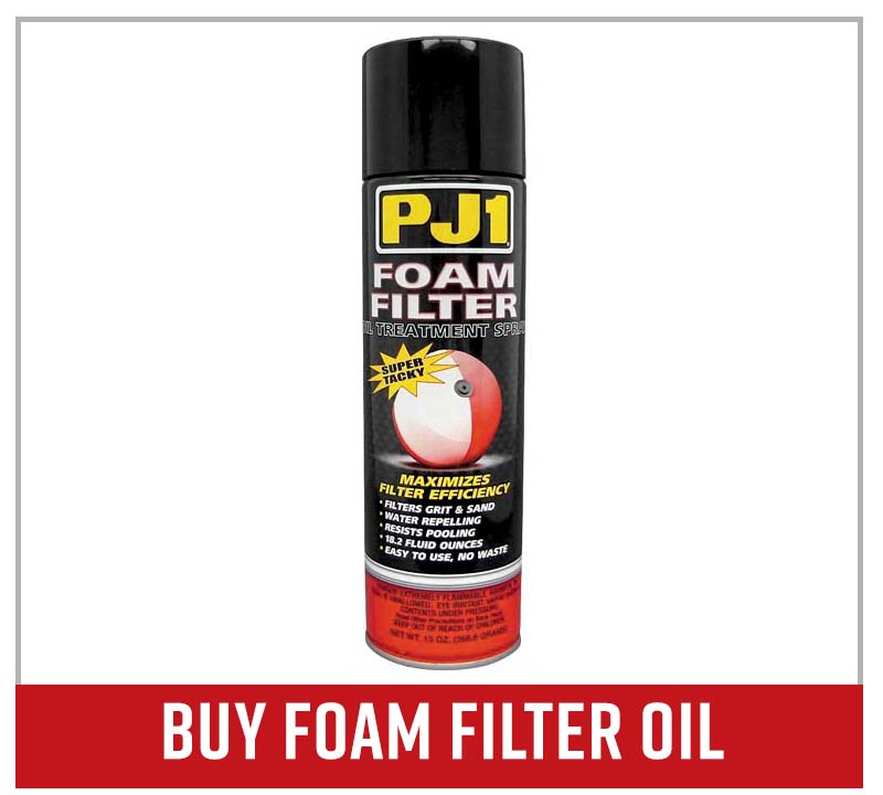 Buy PJ1 foam filter oil