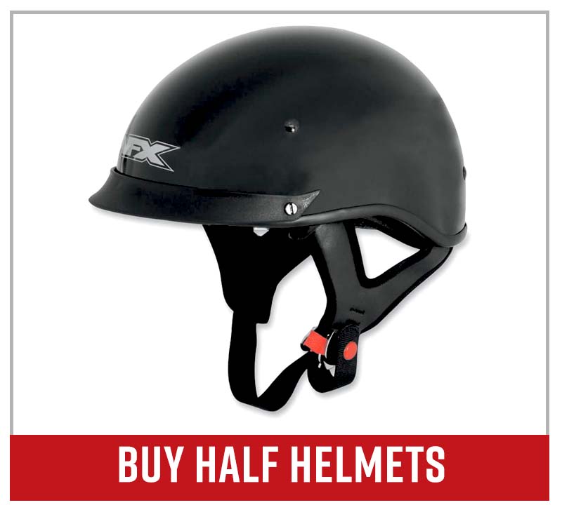 Buy a motorcycle half helmet