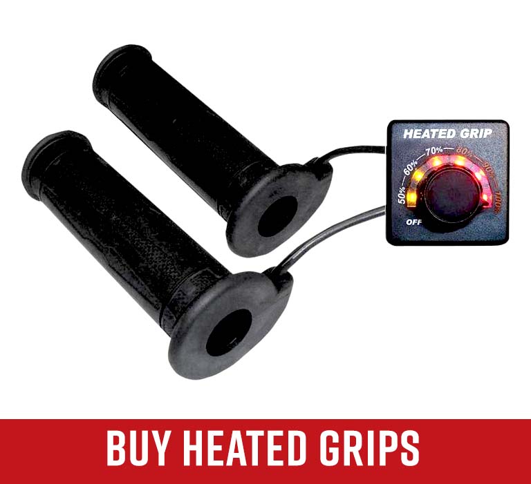 Heated motorcycle grips