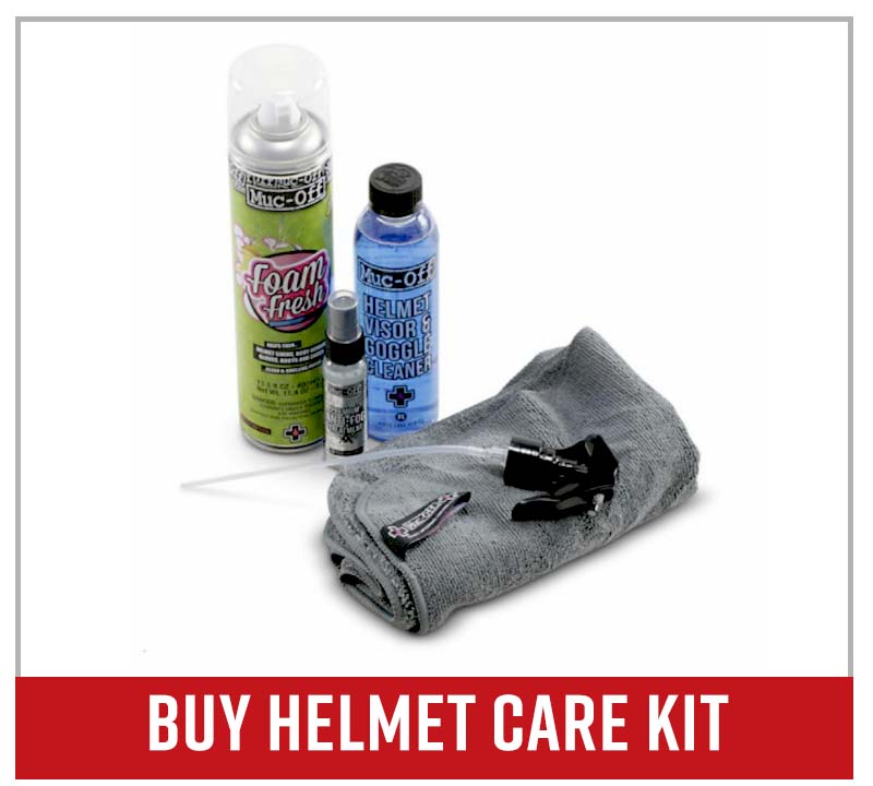 Muc-Off motorcycle helmet care kit