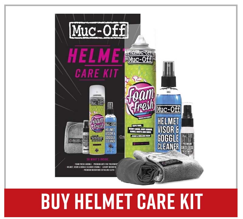 Buy motorcycle helmet care kit