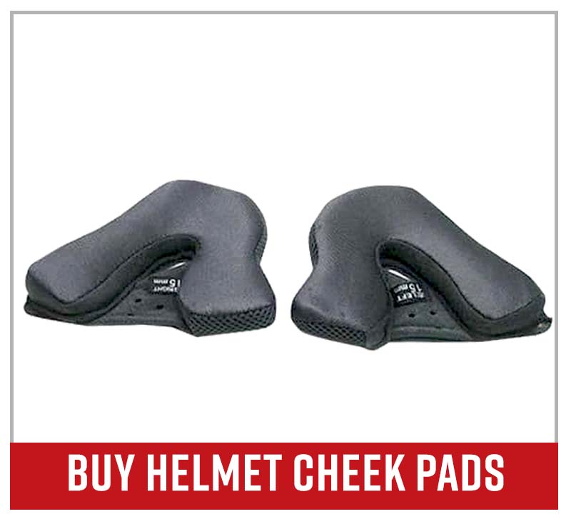 Buy motorcycle helmet cheek pads