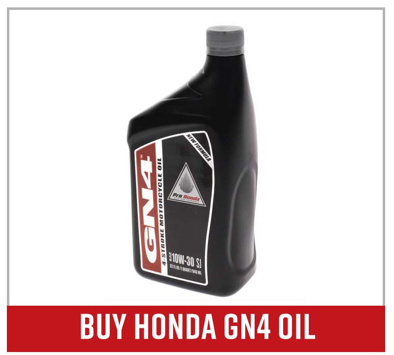 Honda GN4 10W-30 oil change