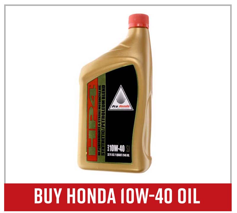 Honda HP4 10W-40 oil