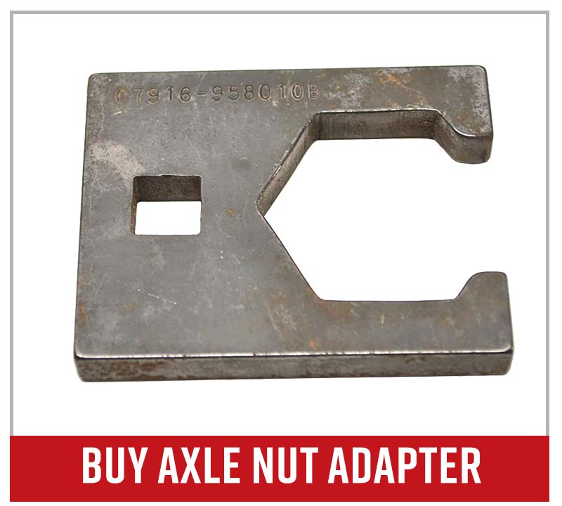 Buy Honda axle nut torque wrench adapter