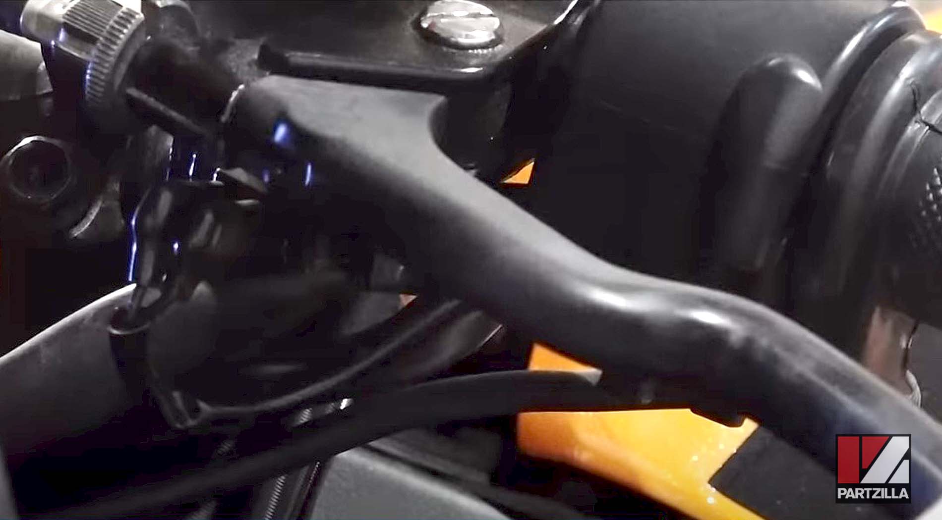 Honda CBR motorcycle clutch lever