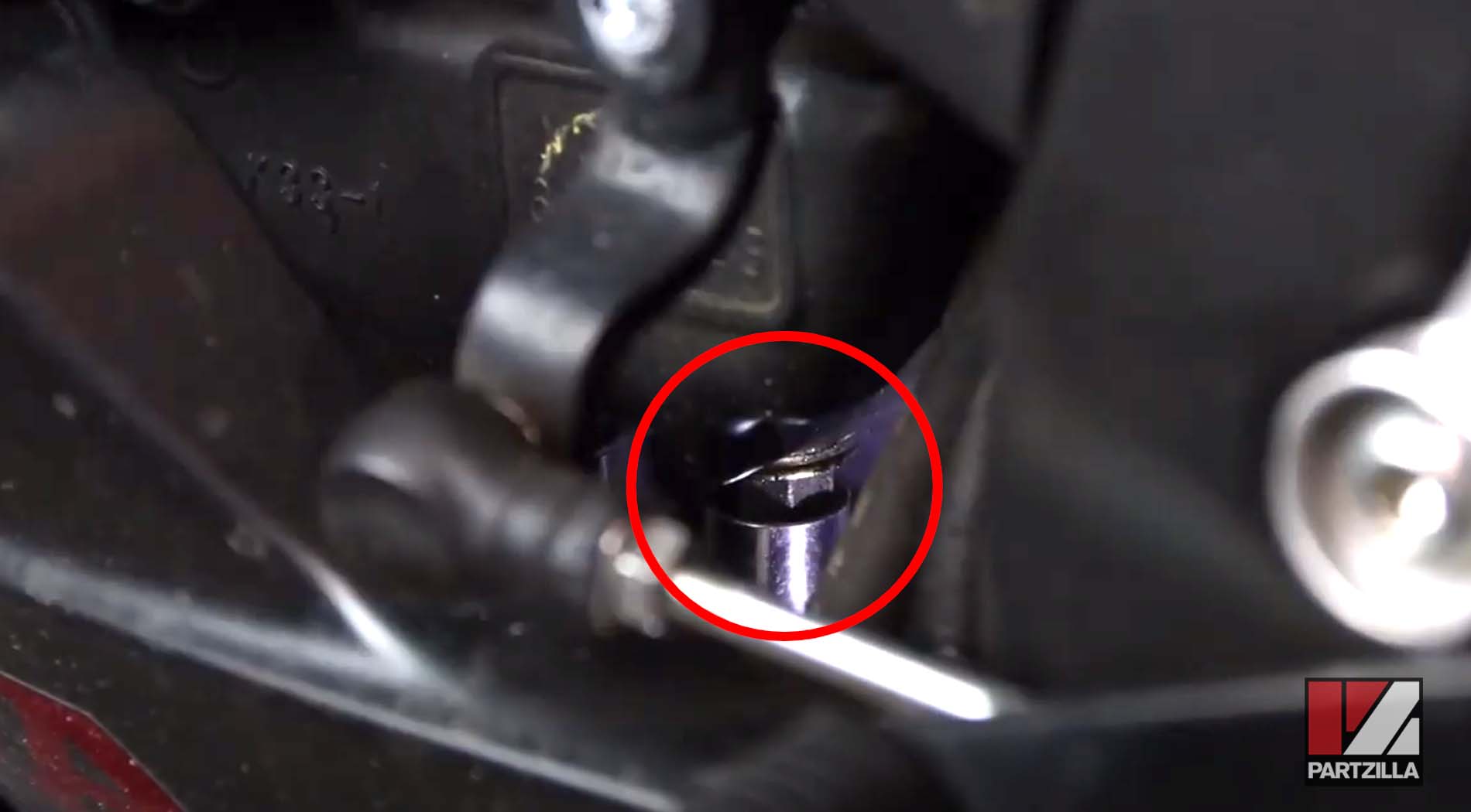 Honda CBR 300 oil change drain bolt