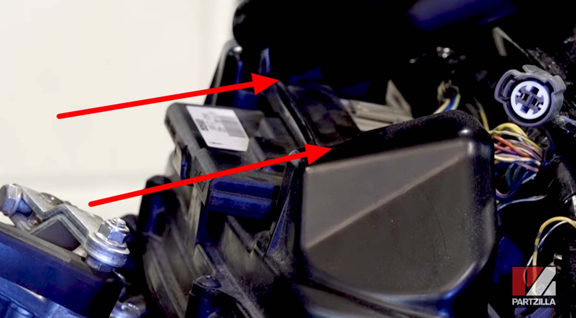 Honda CBR air filter change