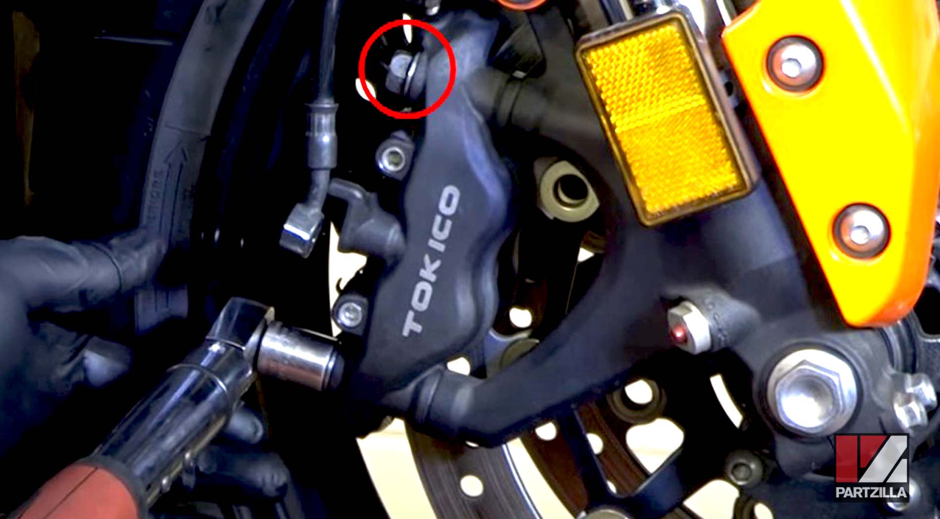 Honda CBR600 brake pads flange bolts