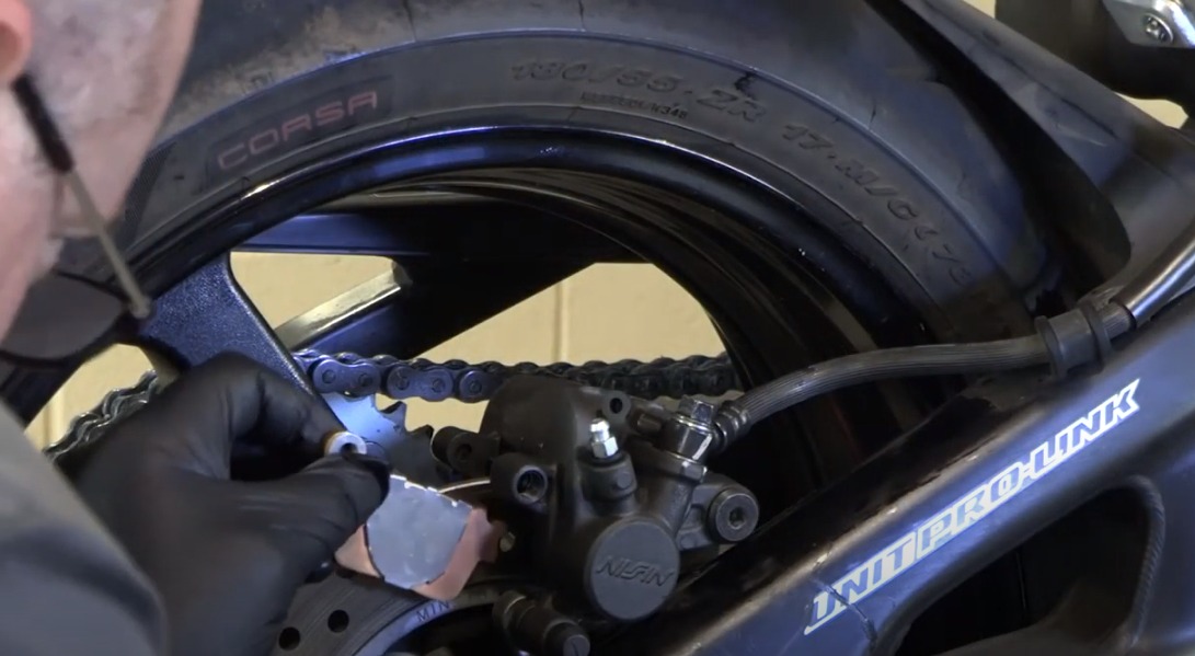 Honda CBR600 brake pads pins