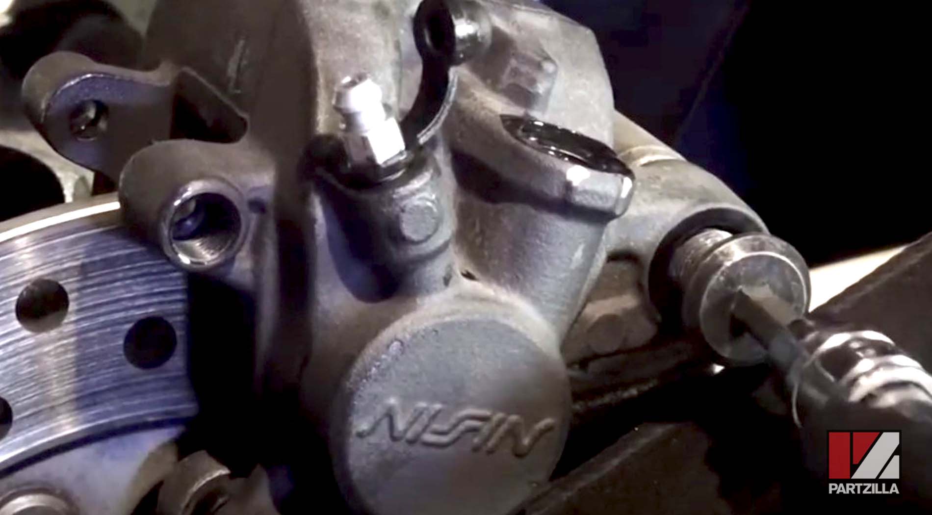 Honda CBR600RR brake caliper rebuild pin
