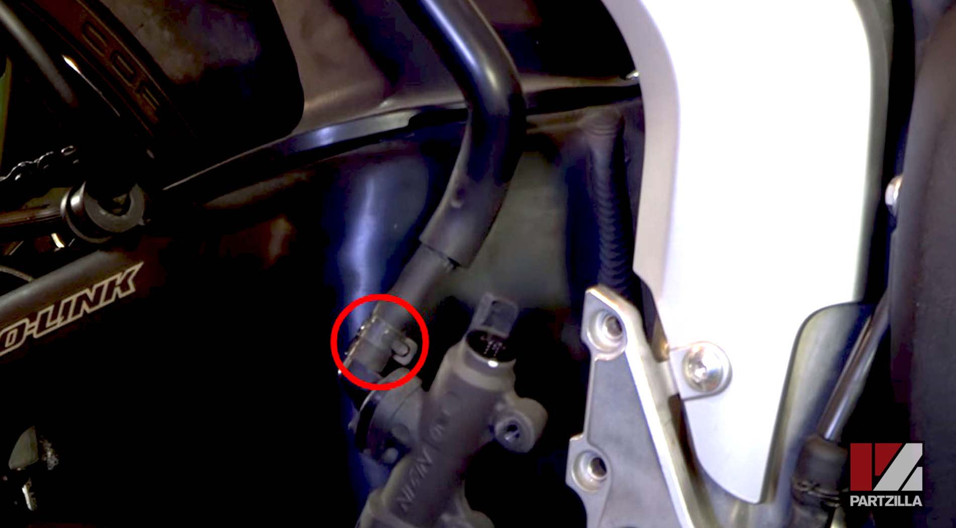 Honda CBR 600 rear master cylinder rebuild