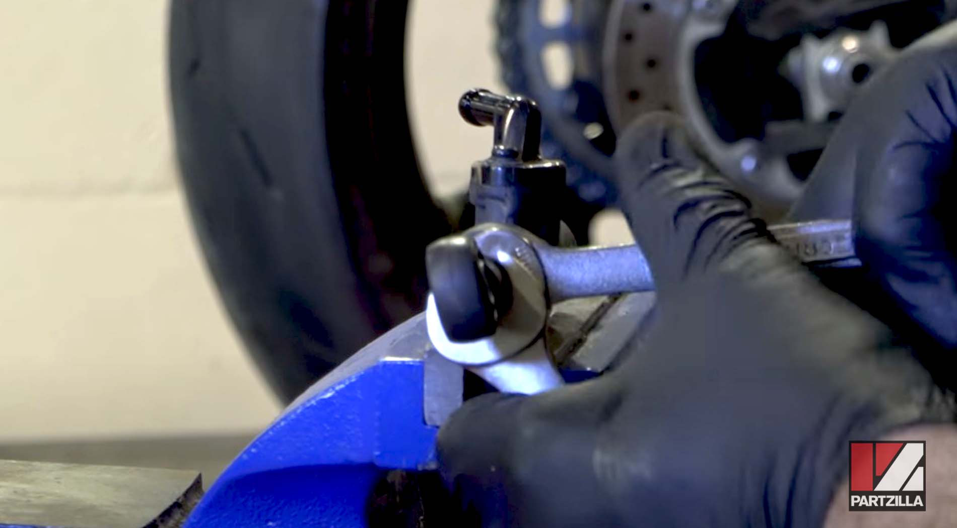 Honda CBR rear brake master cylinder rebuild