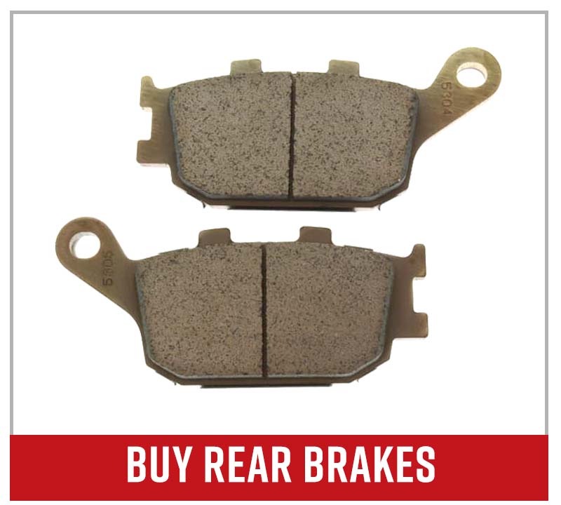 Buy Honda motorcycle rear brake pads