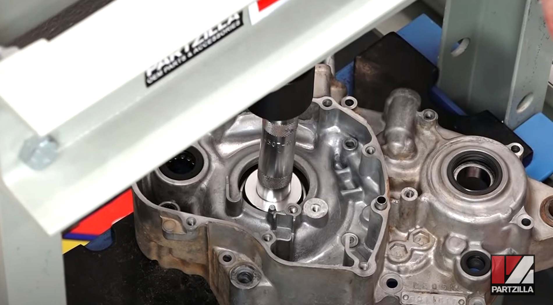 Honda motorcycle engine bearing replacement