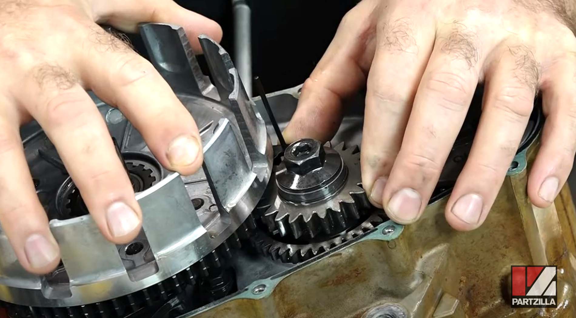 Honda motorcycle gear holder tool