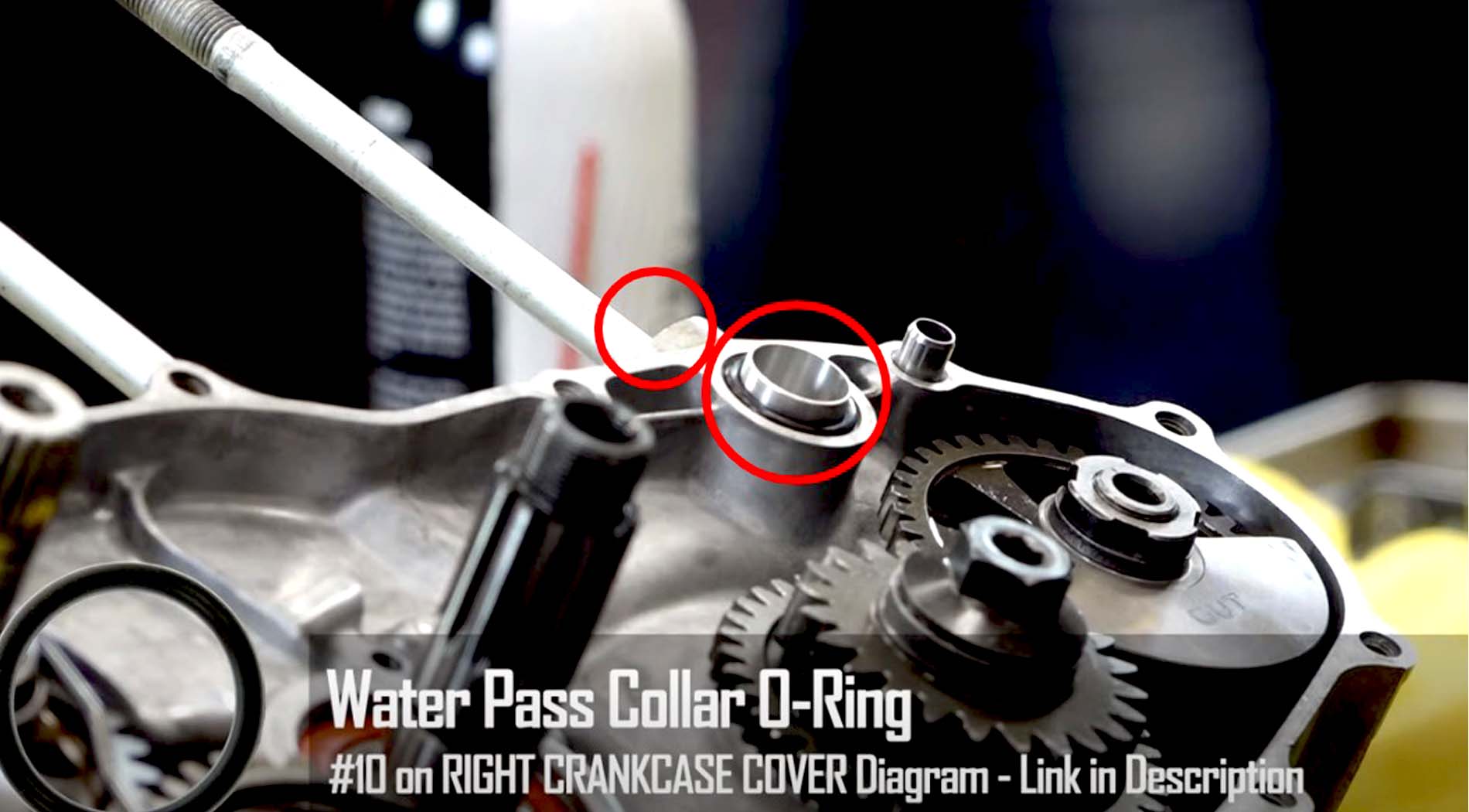 Honda CRF450 water pass collar O-ring