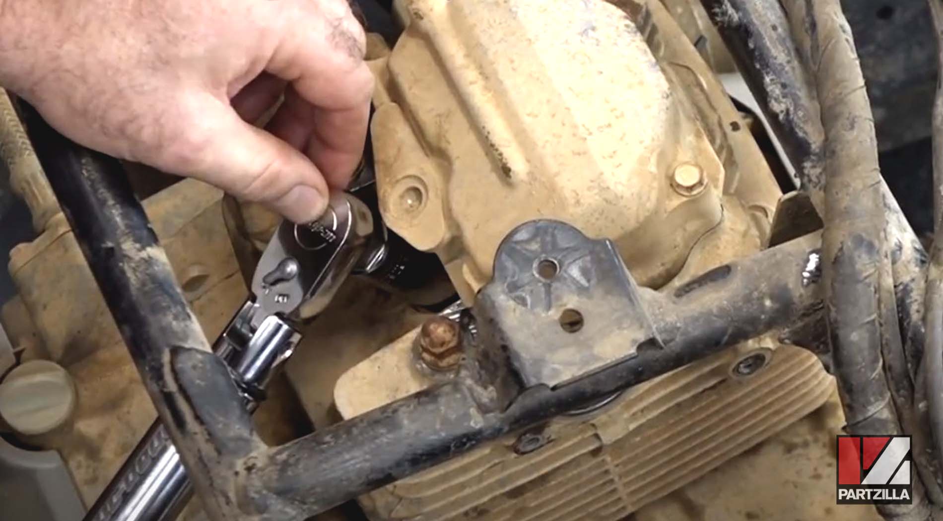 Honda Rancher 350 engine rebuild spark plug