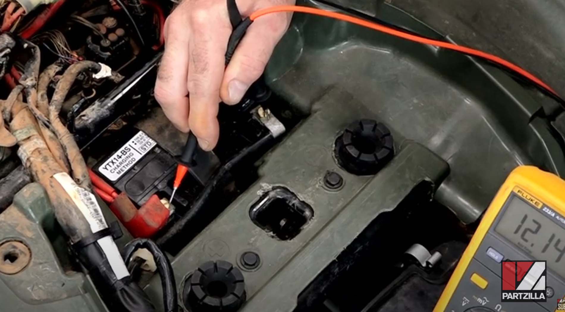 Honda Rancher 420 battery test