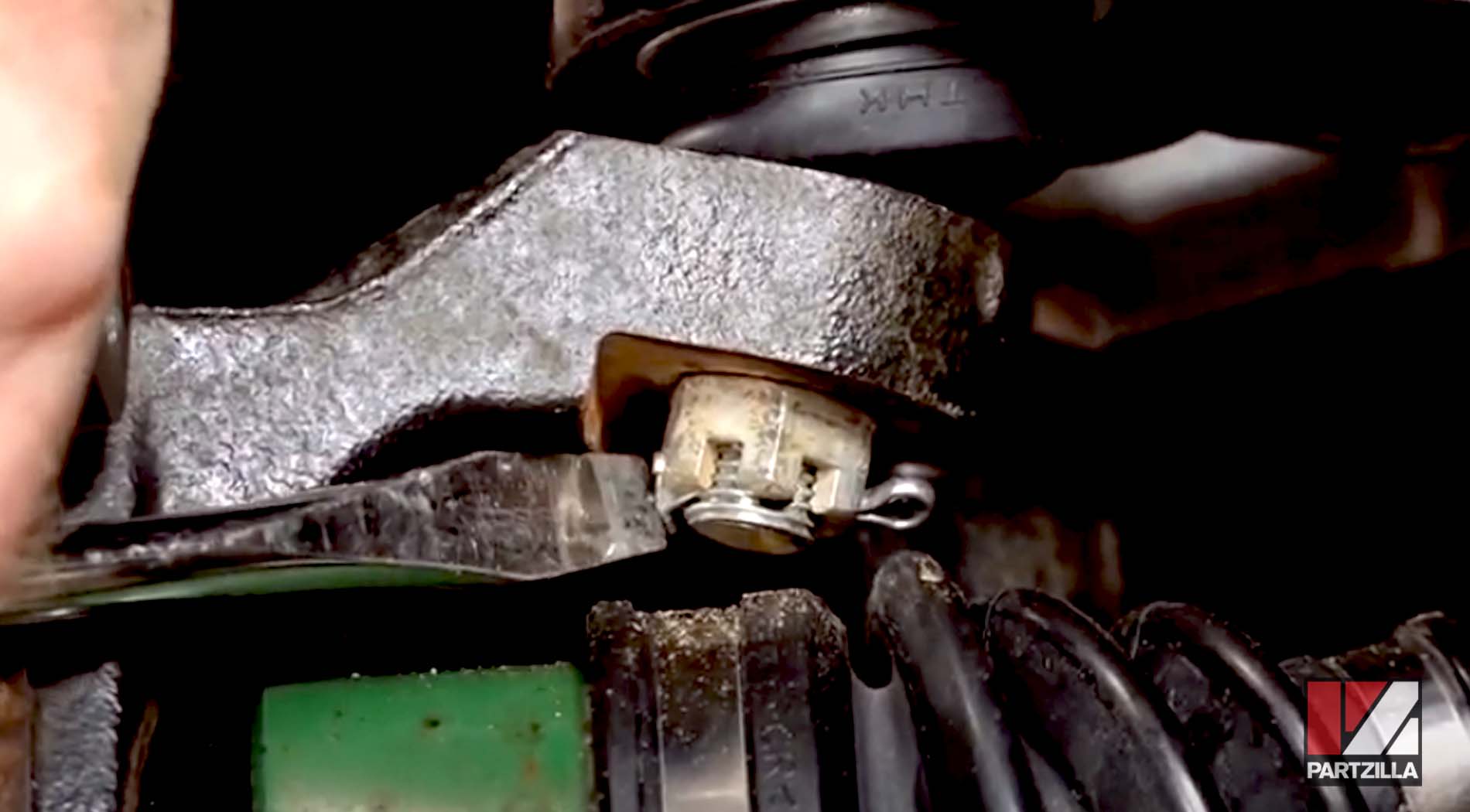 Honda ATV front wheel bearing replacement