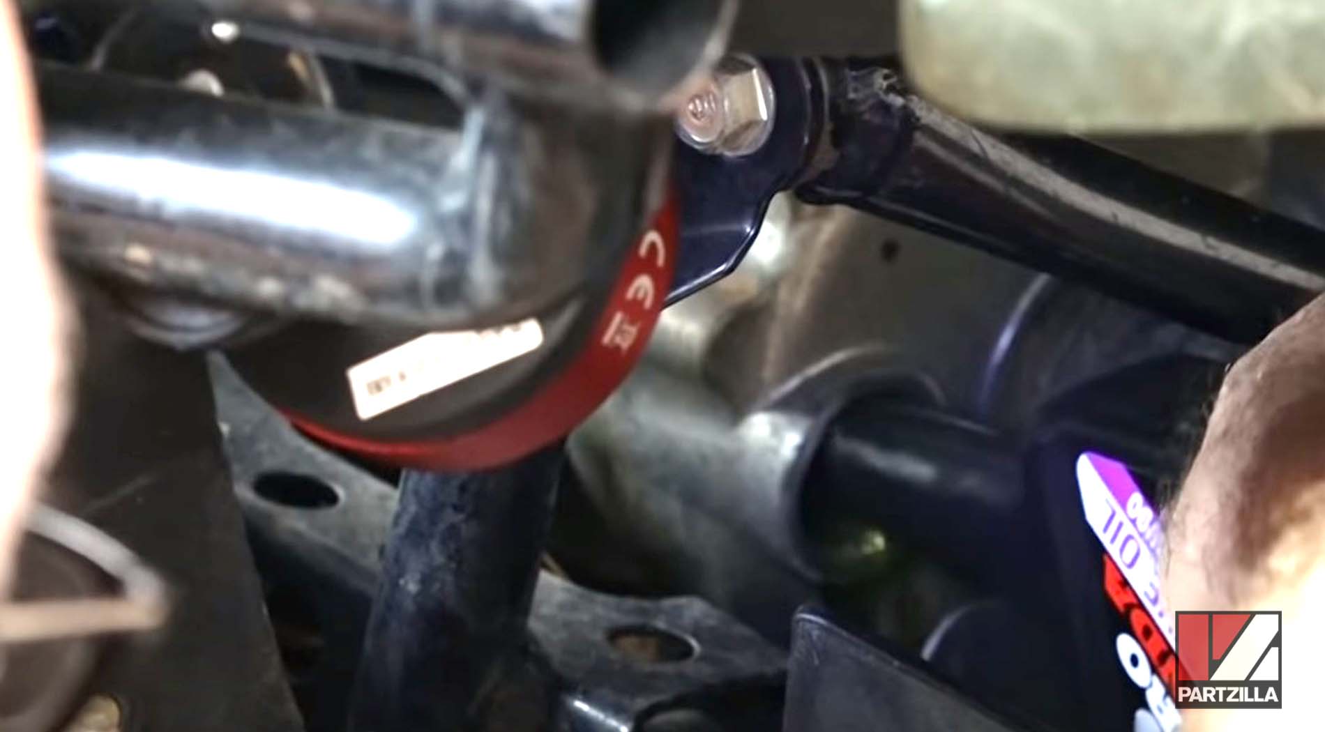 Honda Rancher ATV front diff fluid change