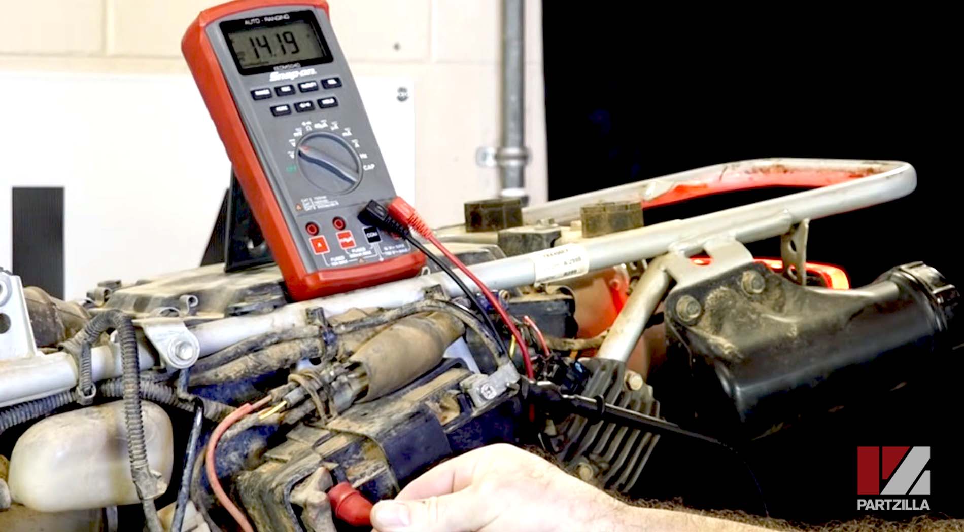 Honda TRX dynamic voltage battery test