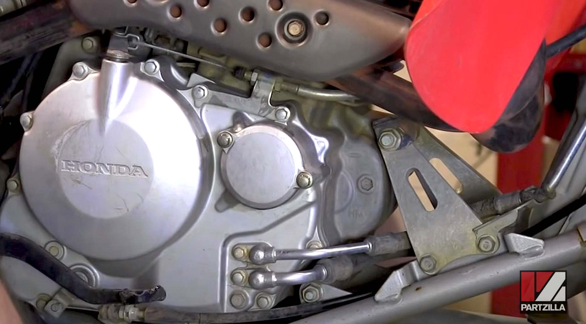 Honda ATV engine oil change service