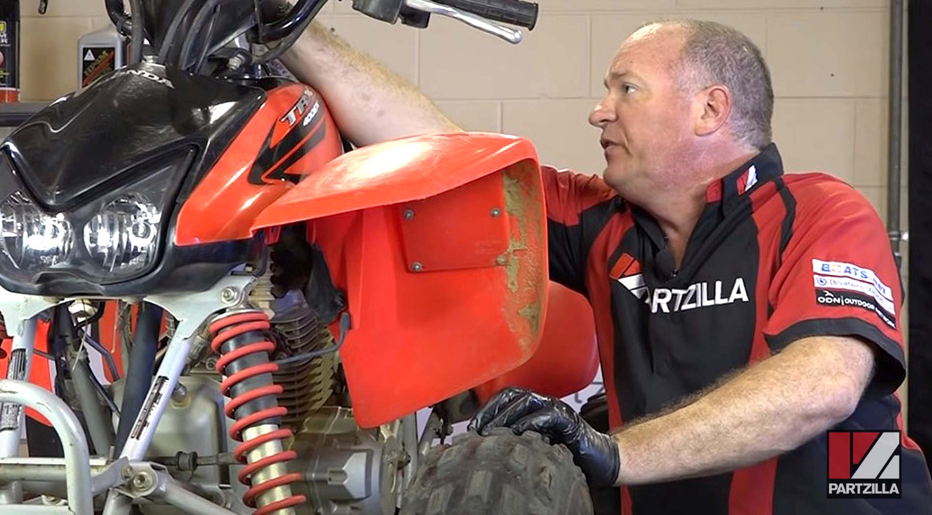 How to change Honda TRX400 ATV engine oil
