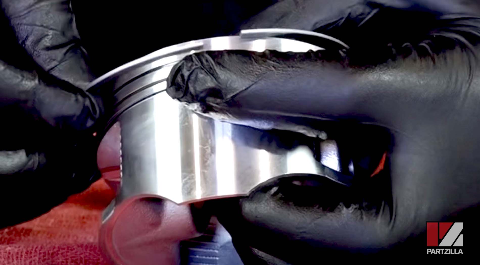 Honda TRX400 engine rebuild piston rings