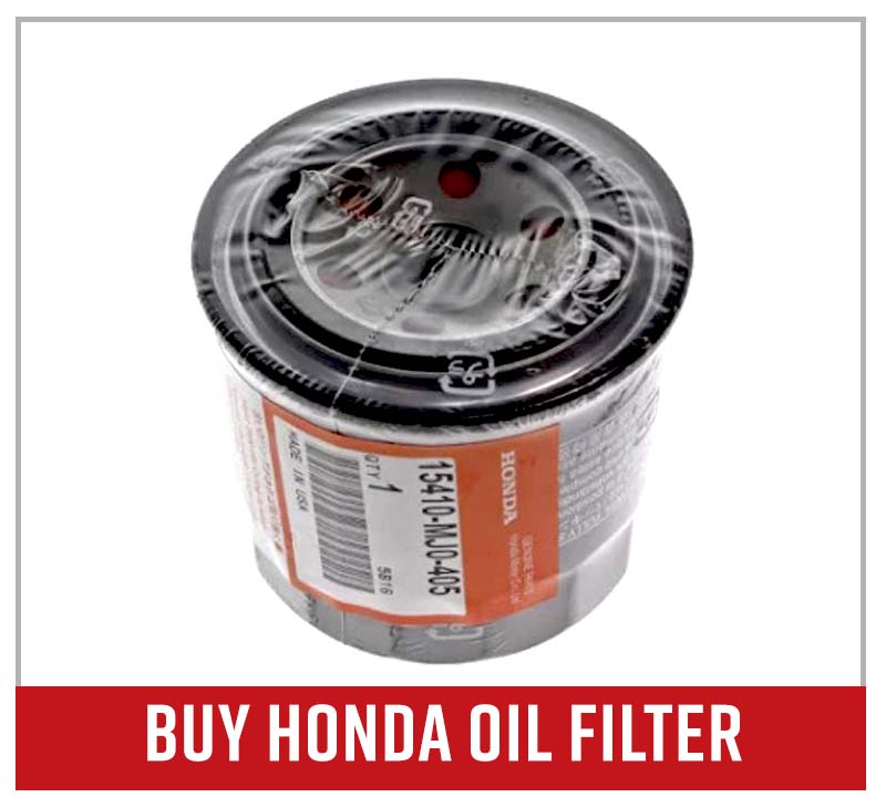Honda motorcycle oil filter