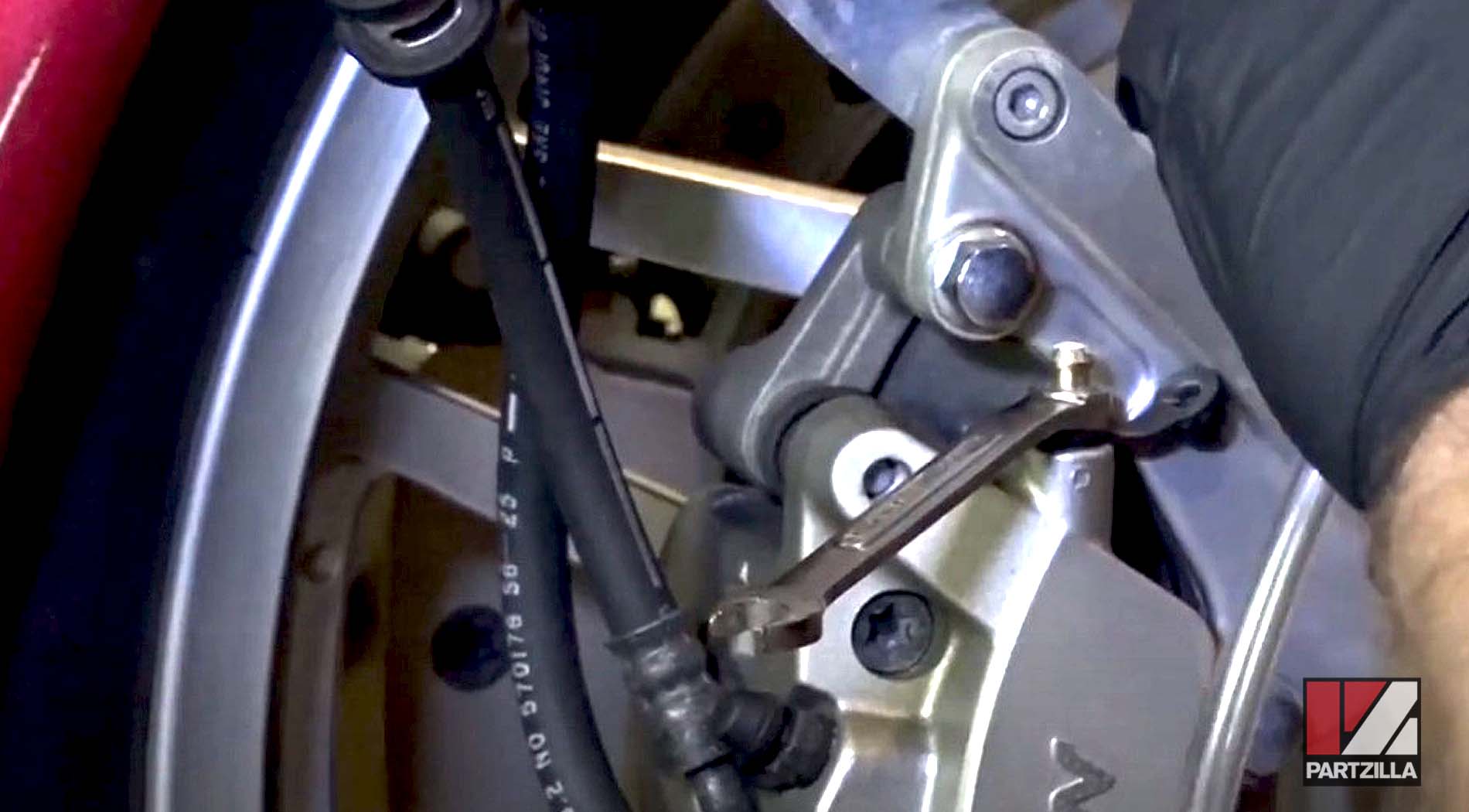 Honda VTX 1800 brake bleeder valves