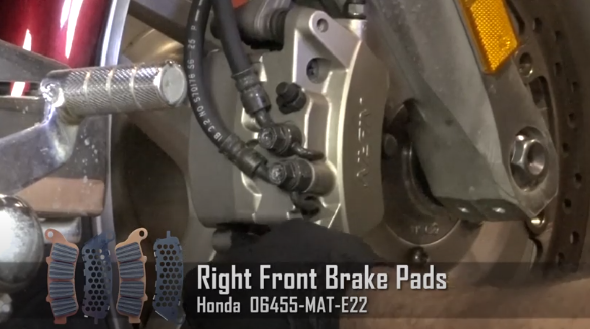 Honda VTX 1800 right front brake pads