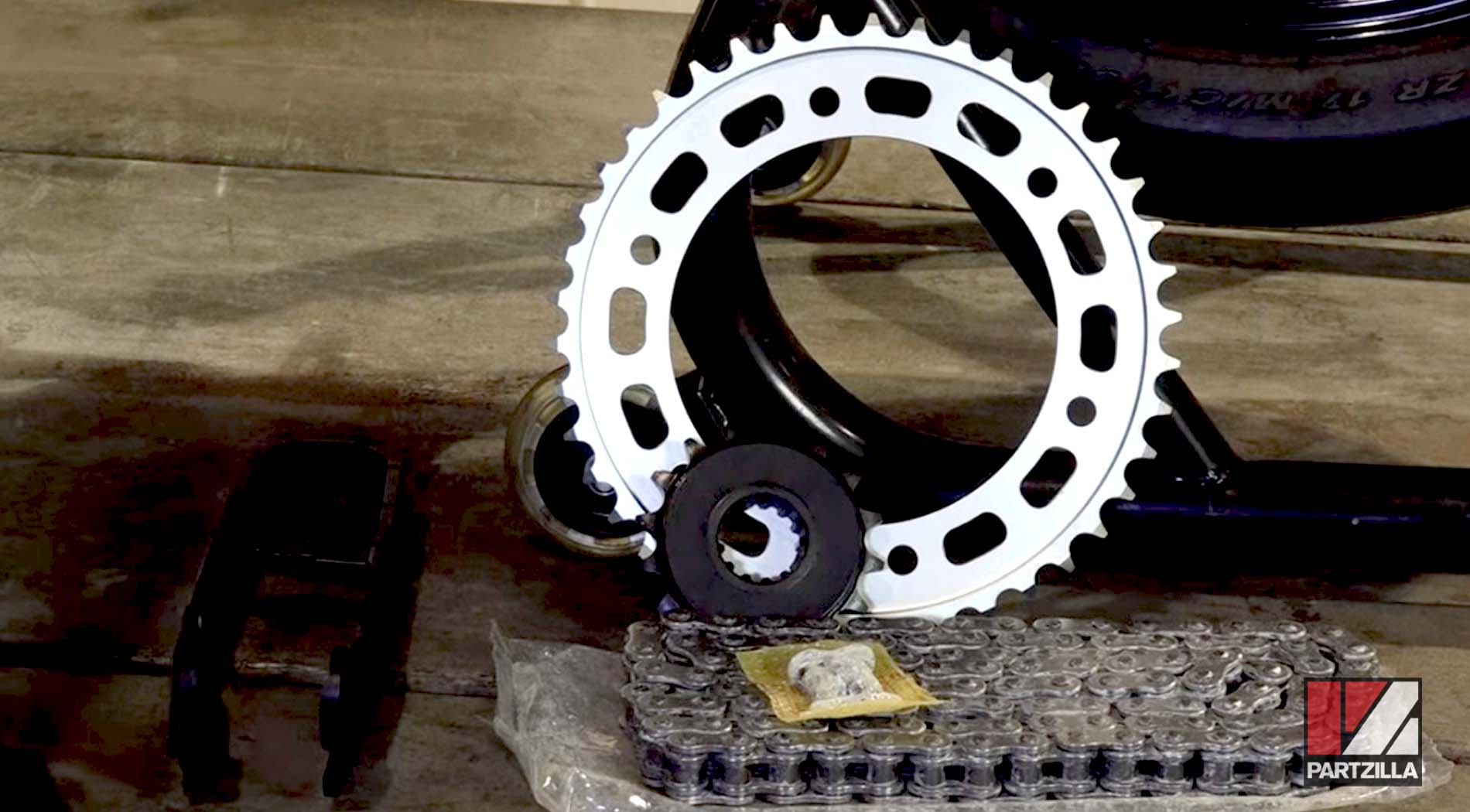 Honda CBR 600 chain and sprockets replacement