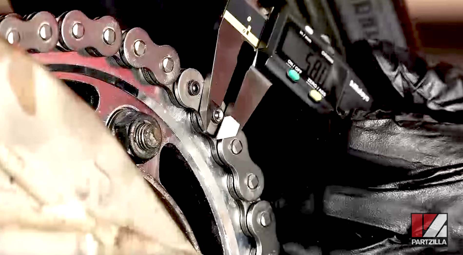 Chain and sprockets replacement Honda motorcycle