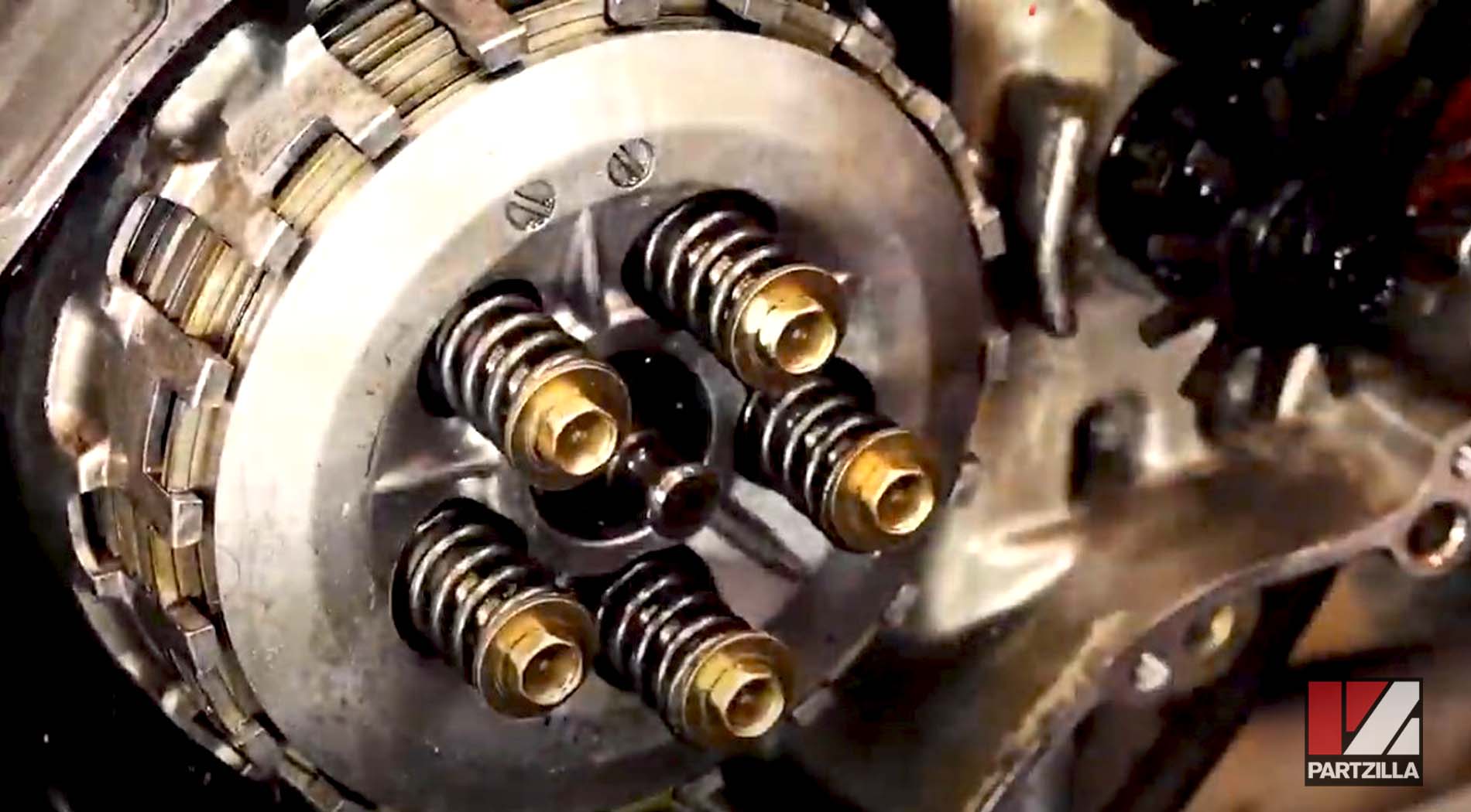 Honda CBR929RR clutch springs installation