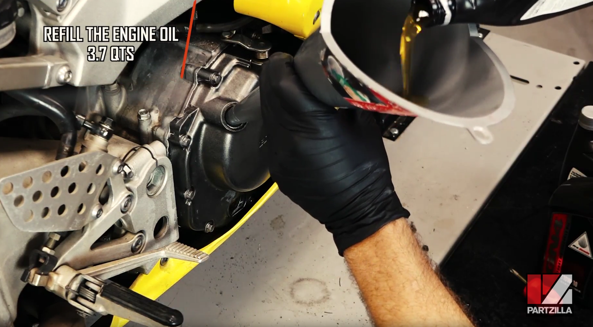 Honda CBR 929 clutch pack replacement oil refill