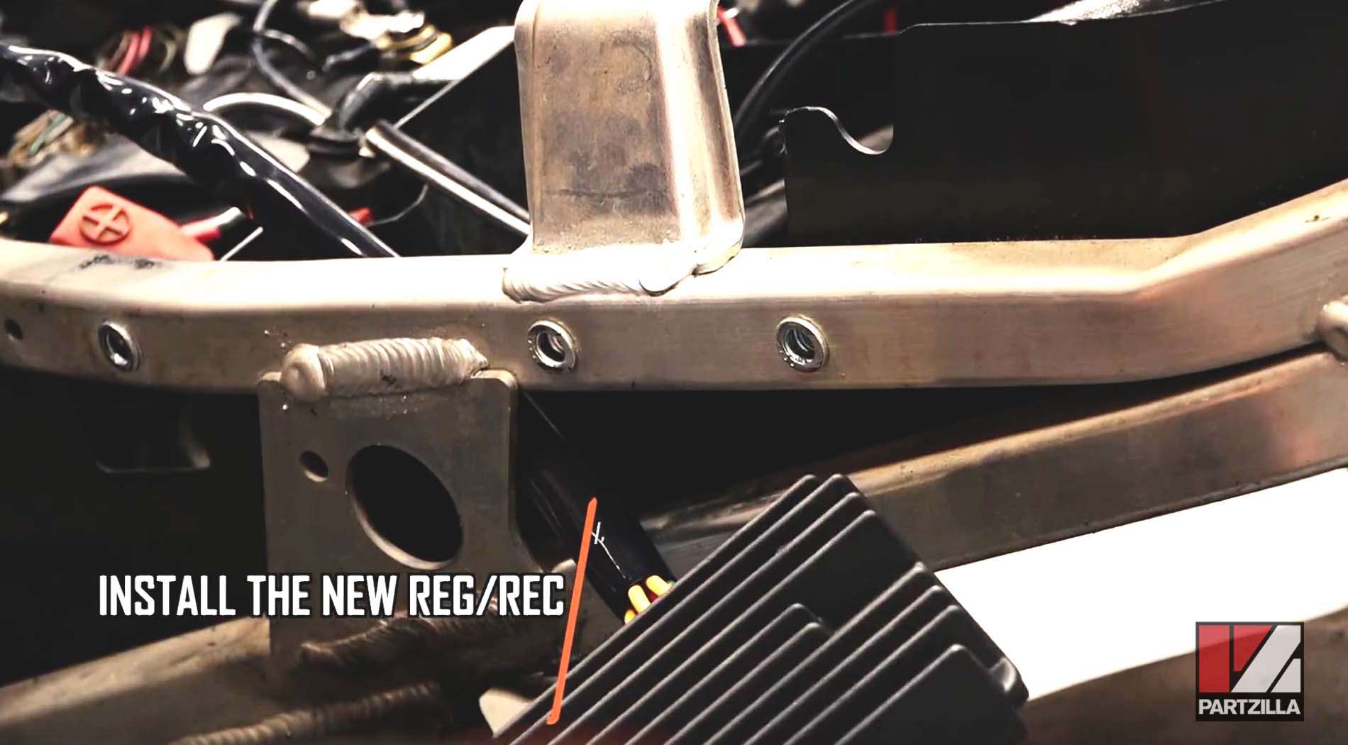 Honda CBR 929 regulator rectifier installation