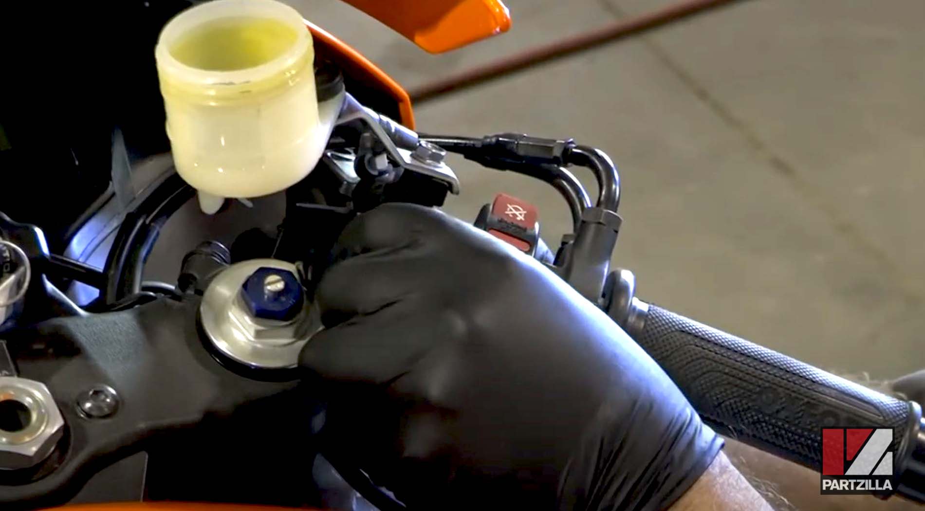 Honda CBR front brake master cylinder rebuild