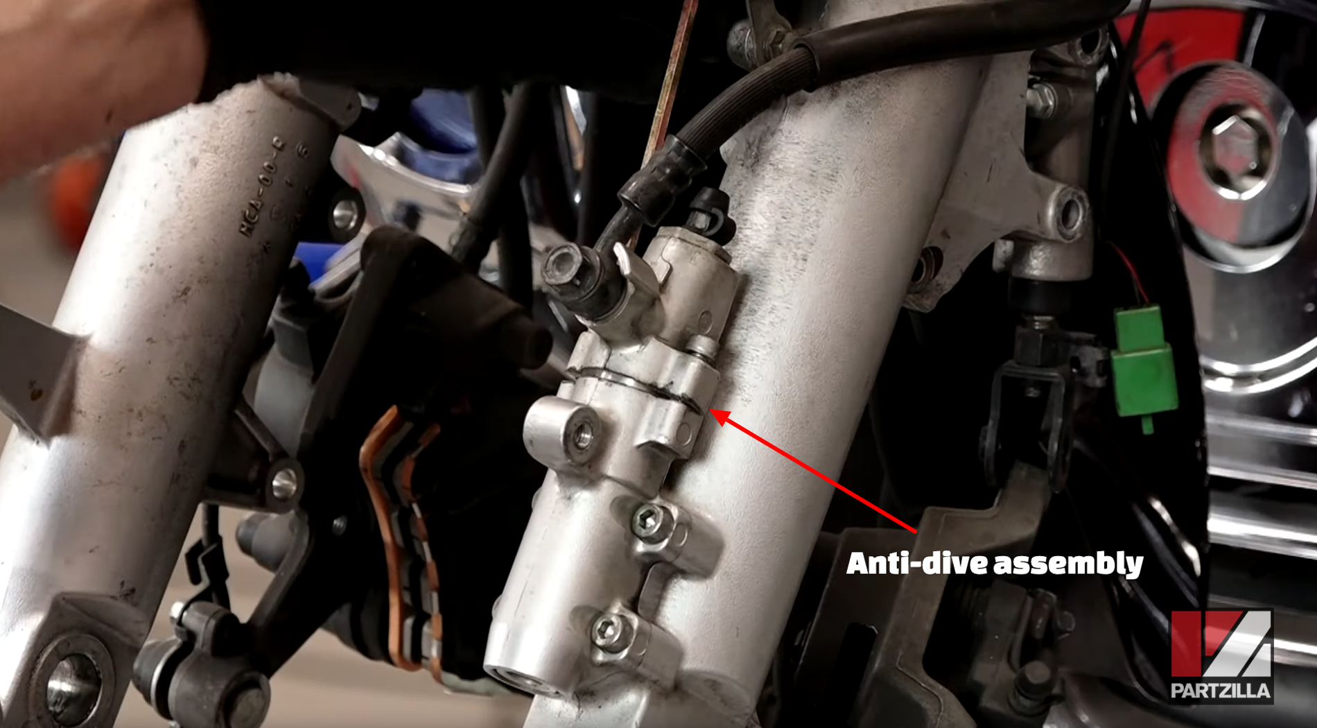 Honda GL1800 steering bearing replacement