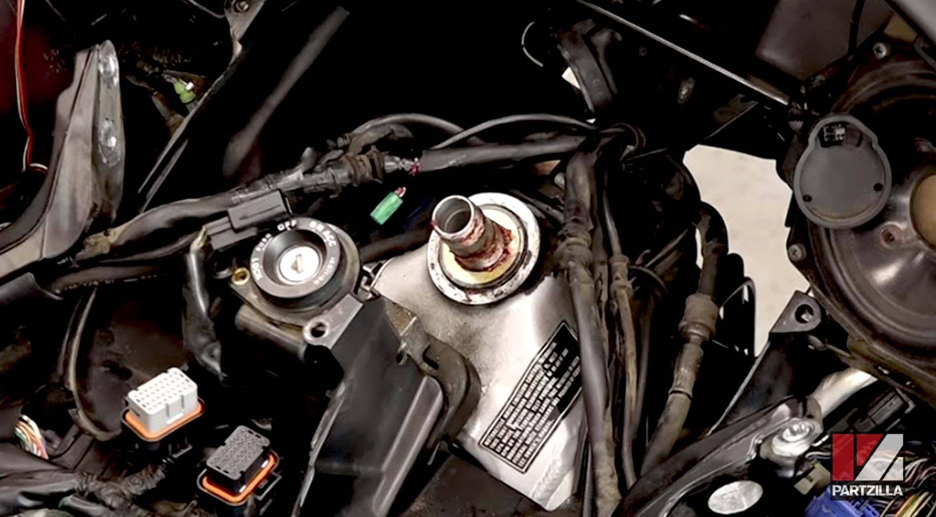 Honda motorcycle steering stem bearing dust seal replacement