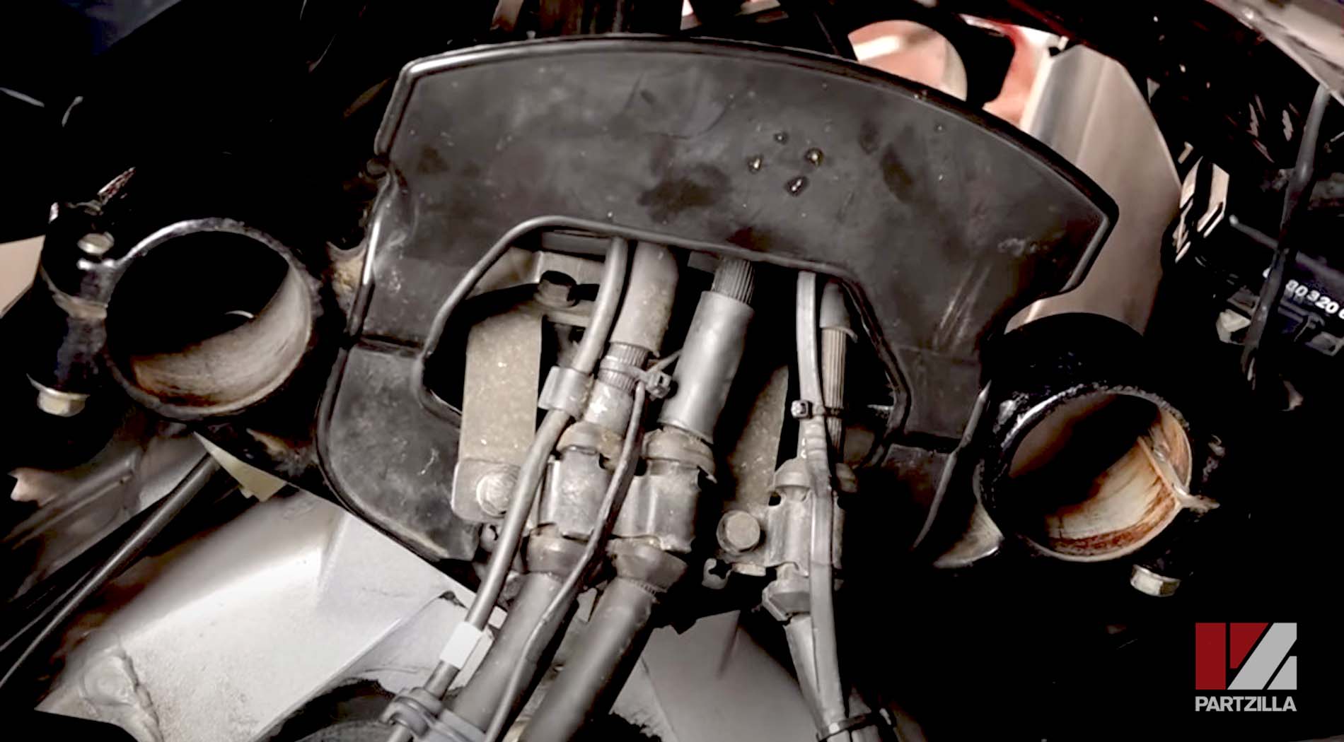 Honda GL1800 Goldwing steering stem bearing change protector